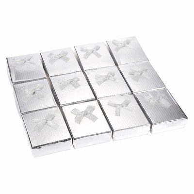 銀製ペーパー宝石箱/ギフト用の箱12は2.7のx 1のx 3.5インチで継ぎ合わさります
