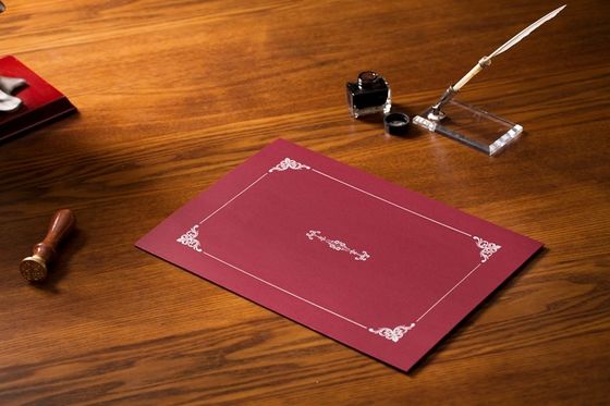 利用できる銀製の熱い押す賞の証明書のジャケットOEM/ODMサービス